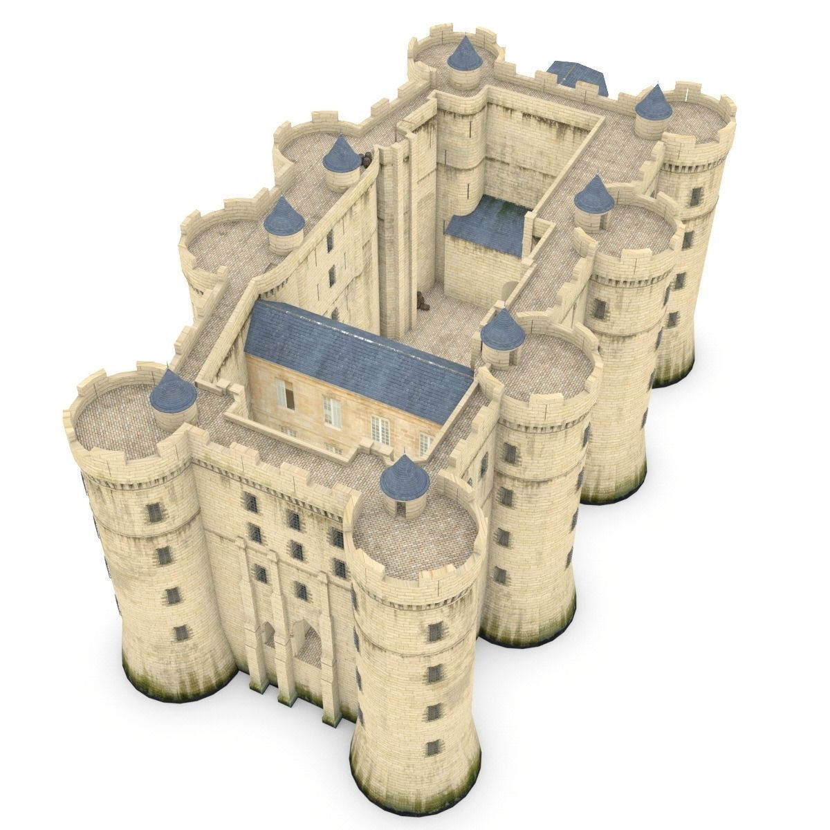 La Bastille 3D model_4