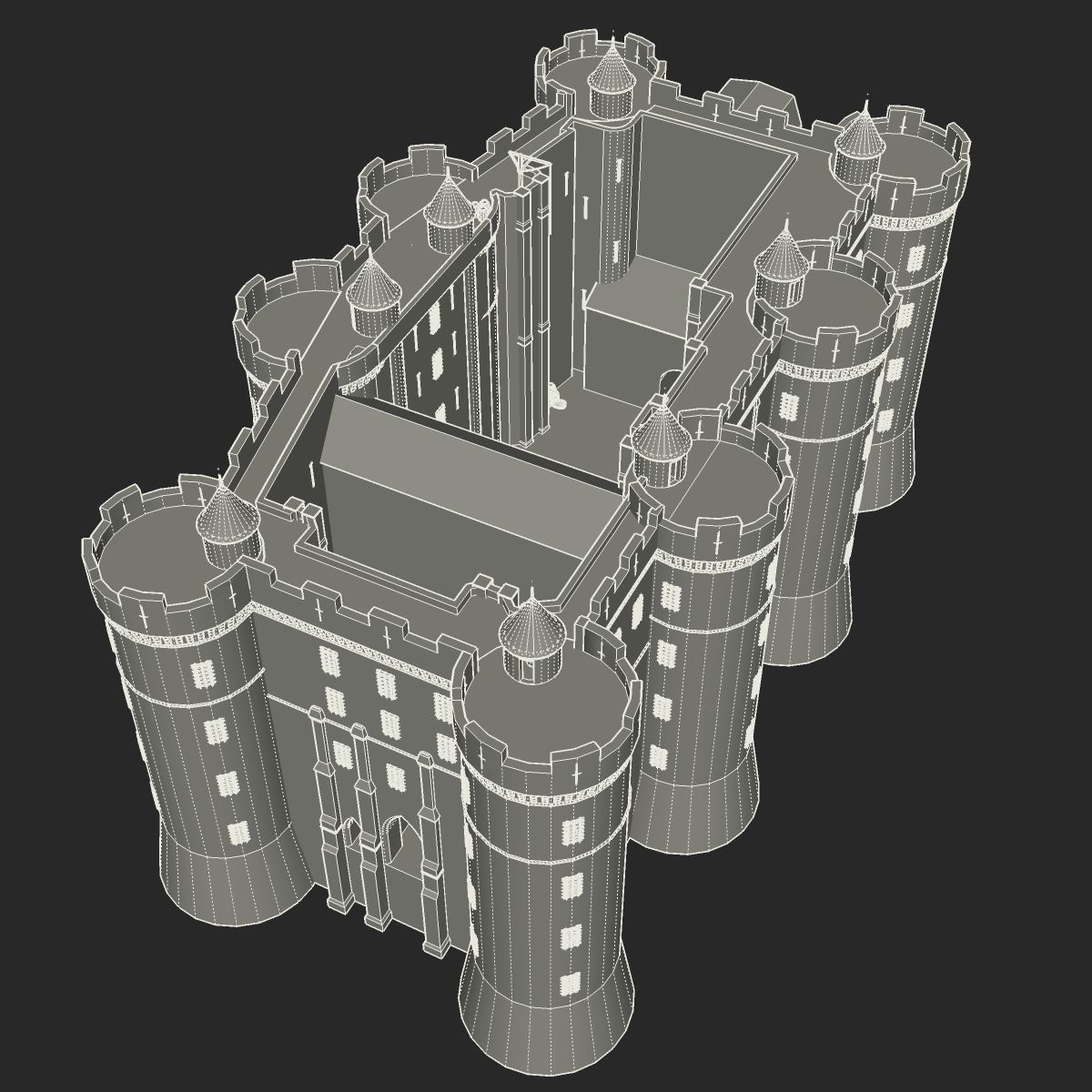 La Bastille 3D model_16