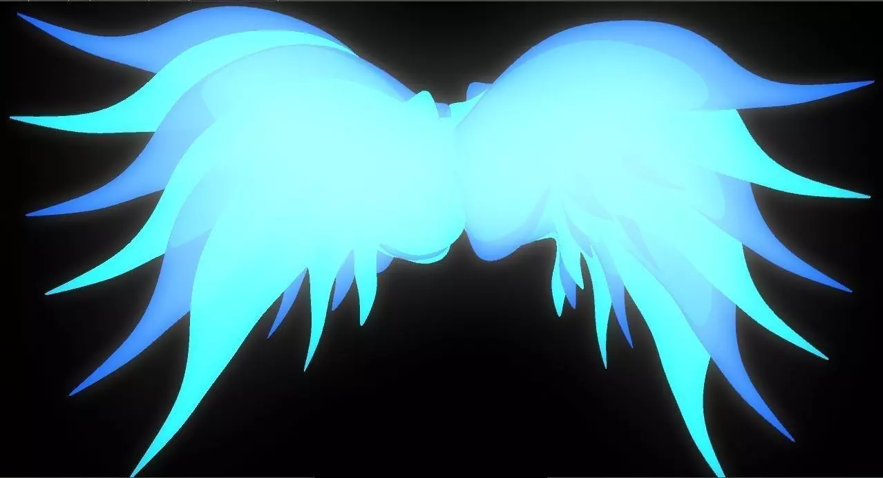 Angle Wings 3D model_0