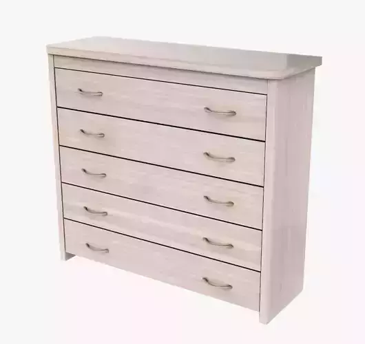 Cabinet Light Wood 3D model