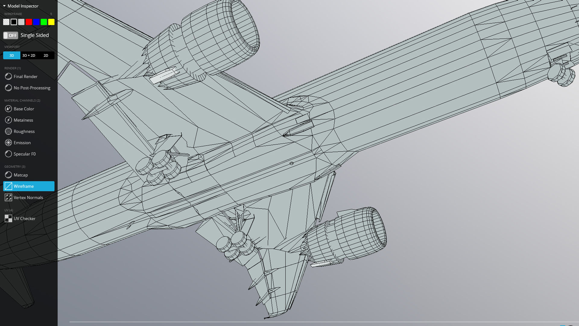 Boeing 787-9 Etihad airways livery Low-poly 3D model_10