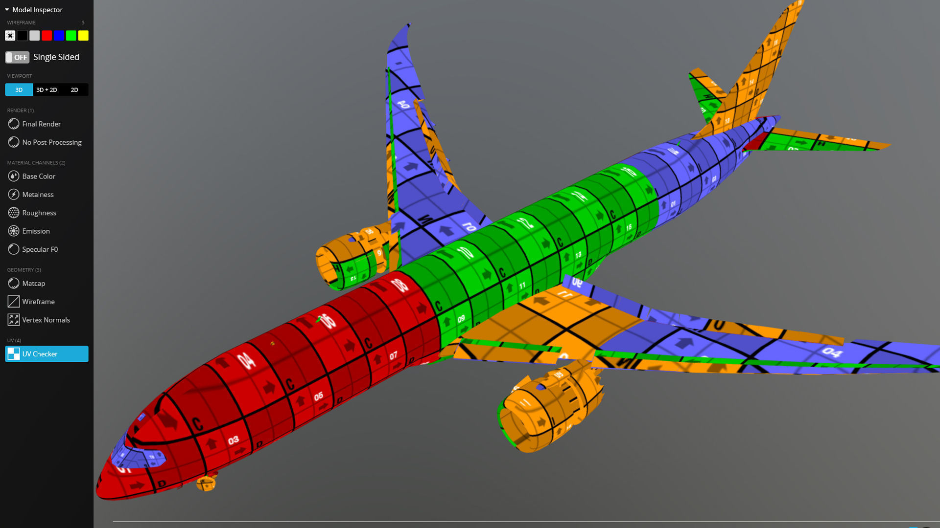 Boeing 787-9 Etihad airways livery Low-poly 3D model_15
