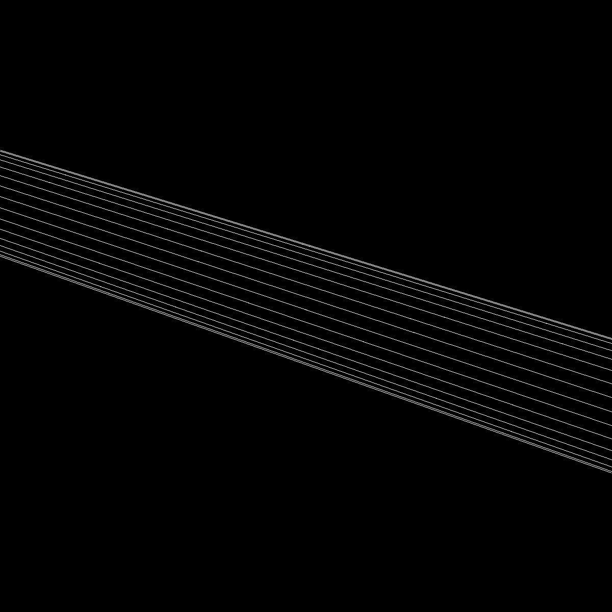 Black Brant III Sounding Rocket Low-poly 3D model_15