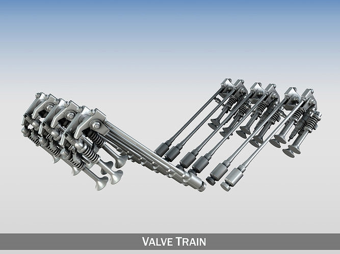 Valve Train Free 3D model