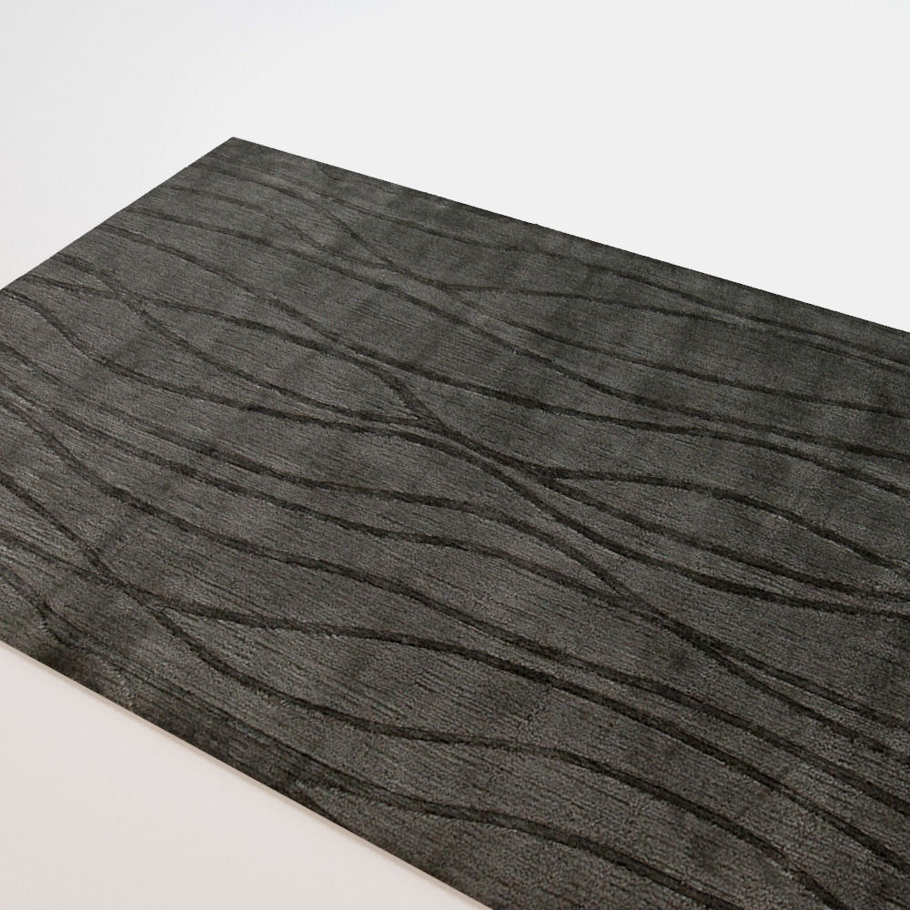 Carpet wavy lines 3D model_1