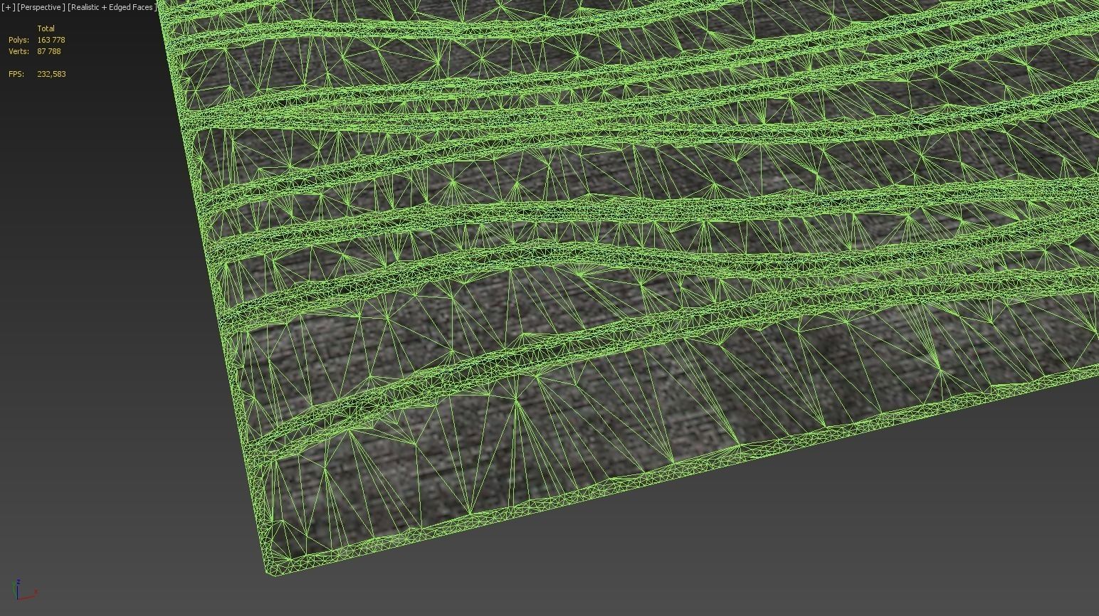 Carpet wavy lines 3D model_3
