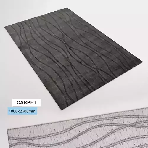 Carpet wavy lines
