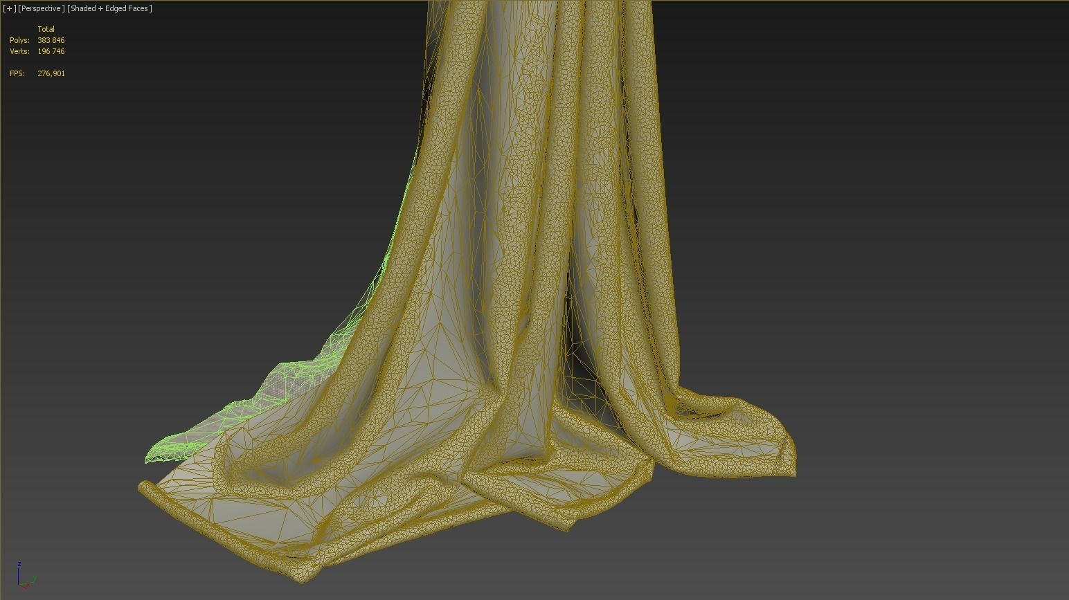 Curtains curtain 3D model_3