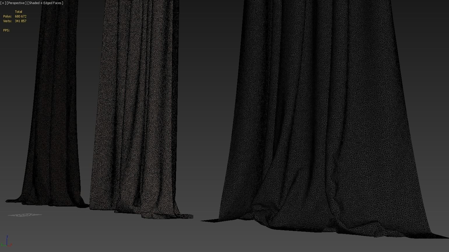Three Curtains 20 3D model_4