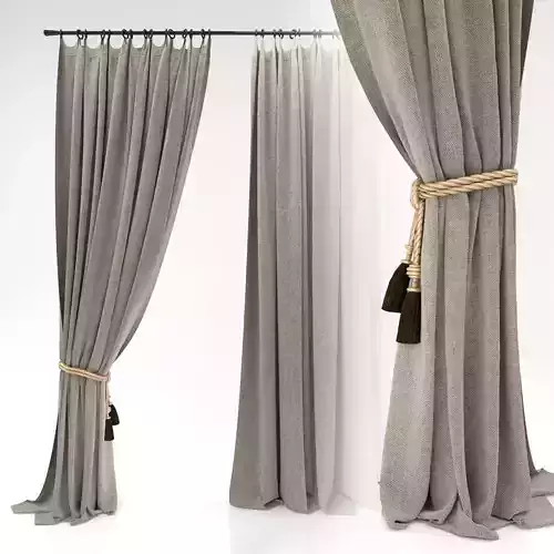 Curtains curtain with tassels