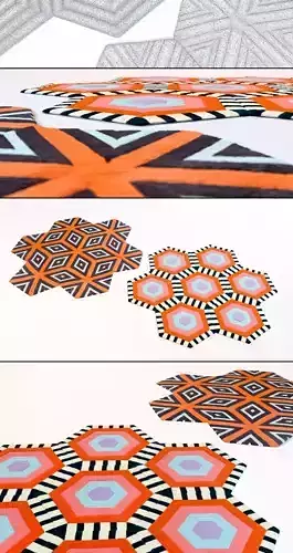 Carpet geometric patterns