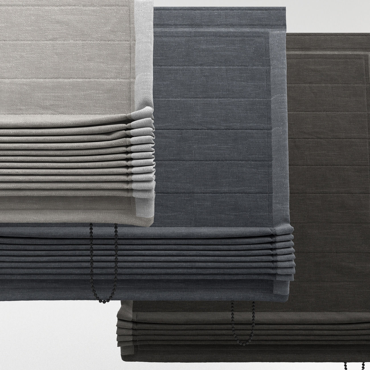 Roman shades 3D model_1