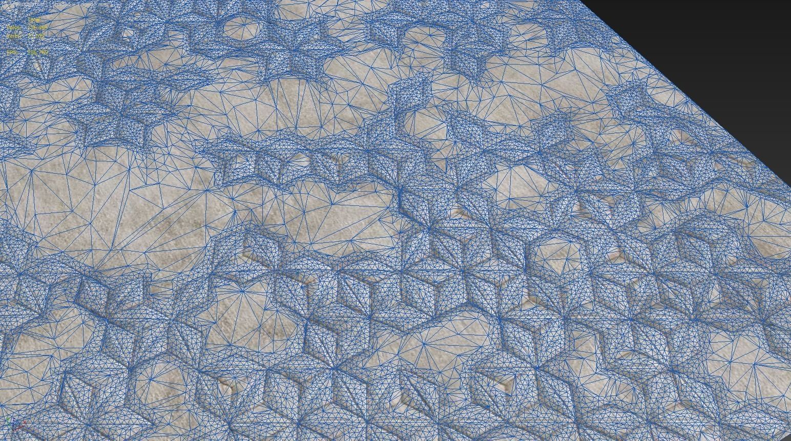 Carpet rug with pattern 3D model_2