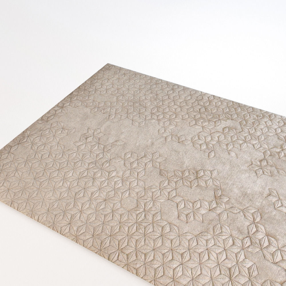 Carpet rug with pattern 3D model_1