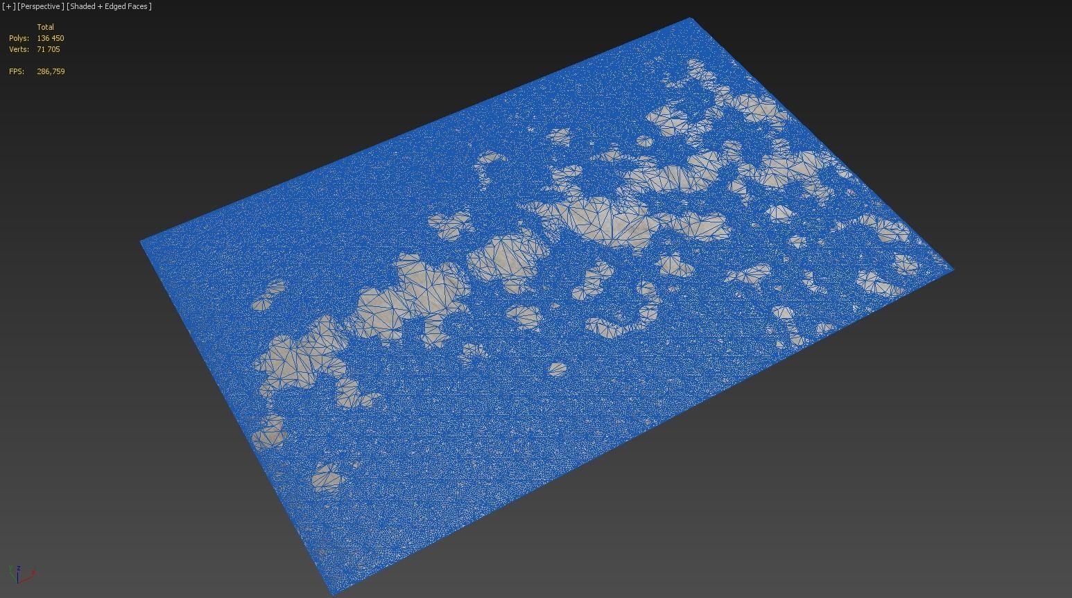 Carpet rug with pattern 3D model_4