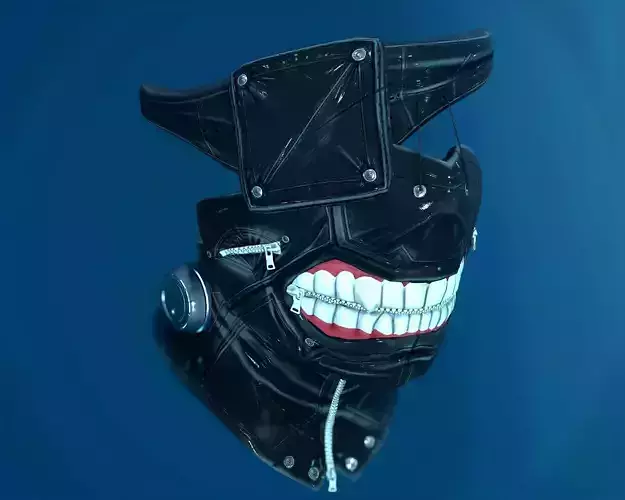 Tokyo ghoul mask  Low-poly 3D model