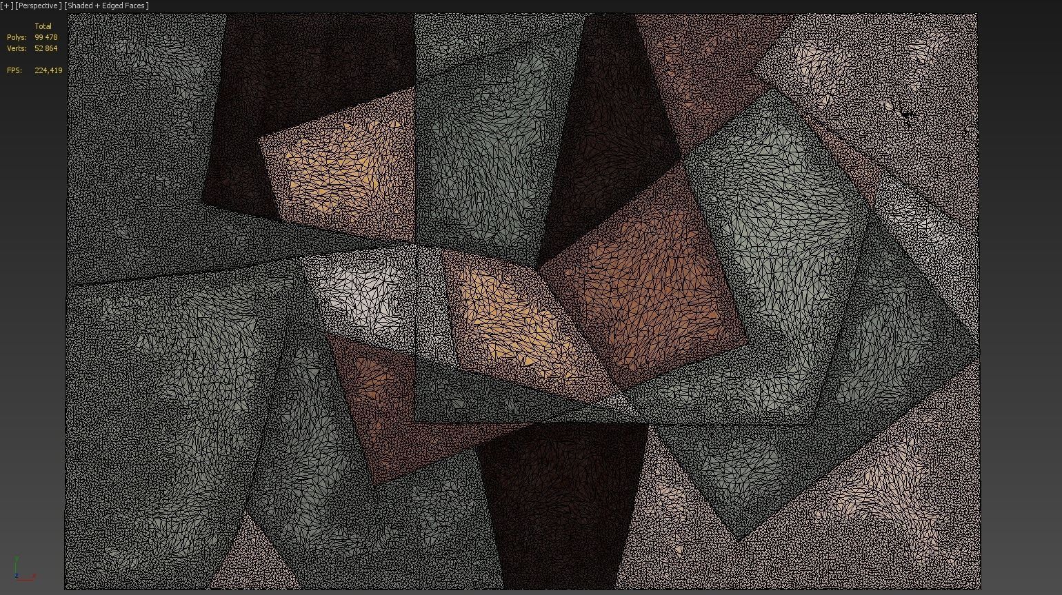 Carpet geometric rug 3D model_1