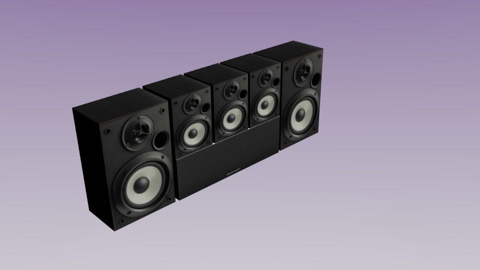 big dj Low-poly 3D model_0