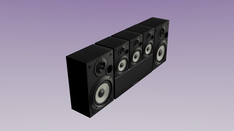 big dj Low-poly 3D model_1