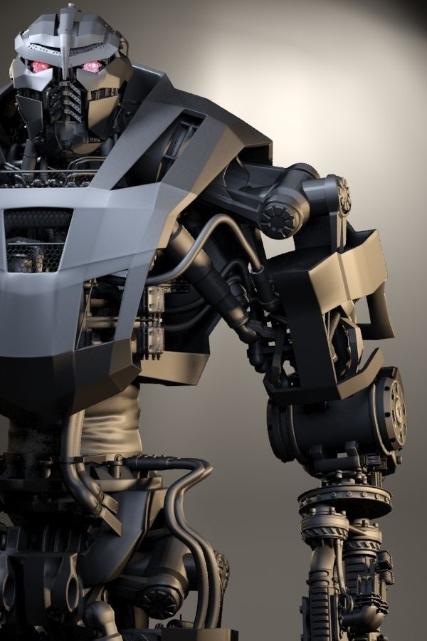 VENATOR Mechanical battle robot 3D model_3