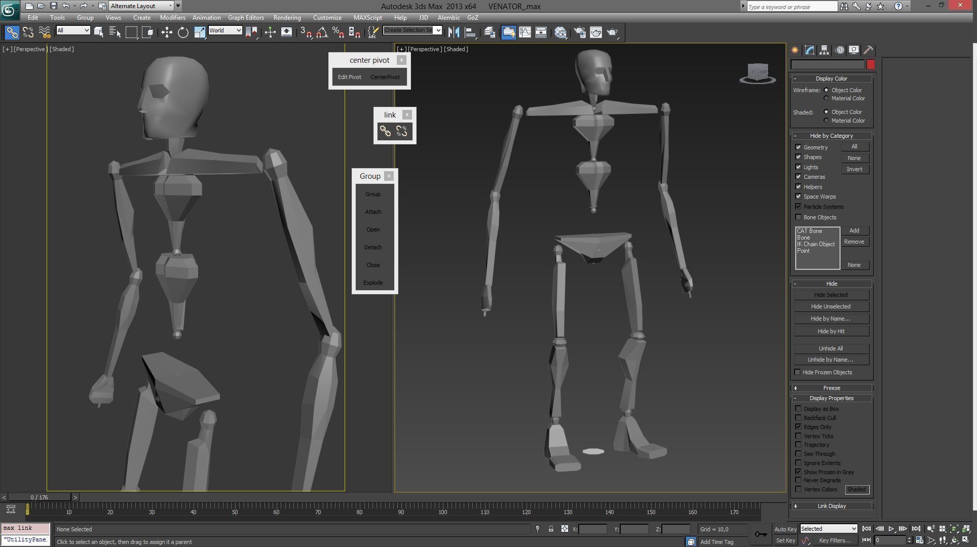 VENATOR Mechanical battle robot 3D model_17