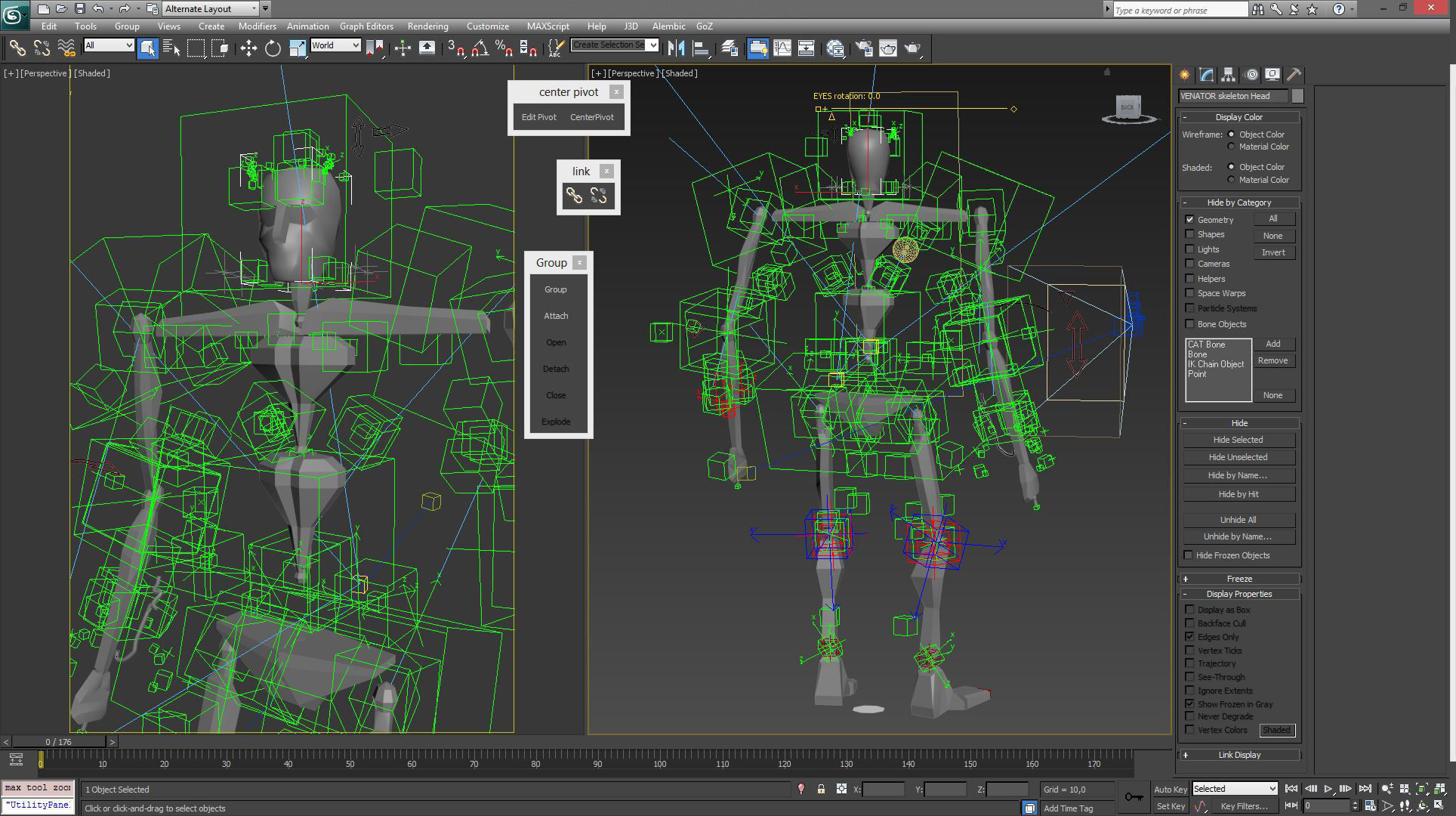 VENATOR Mechanical battle robot 3D model_15