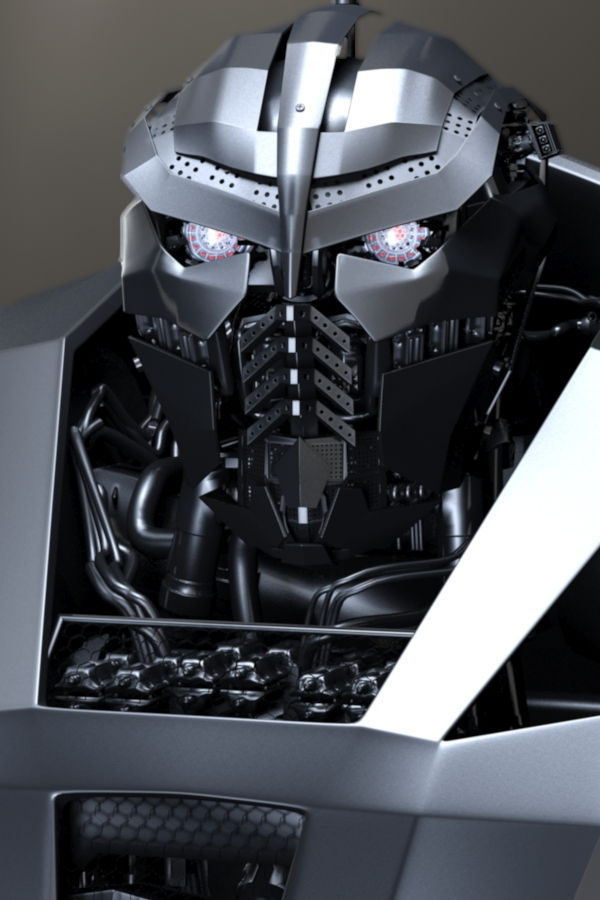 VENATOR Mechanical battle robot 3D model_2
