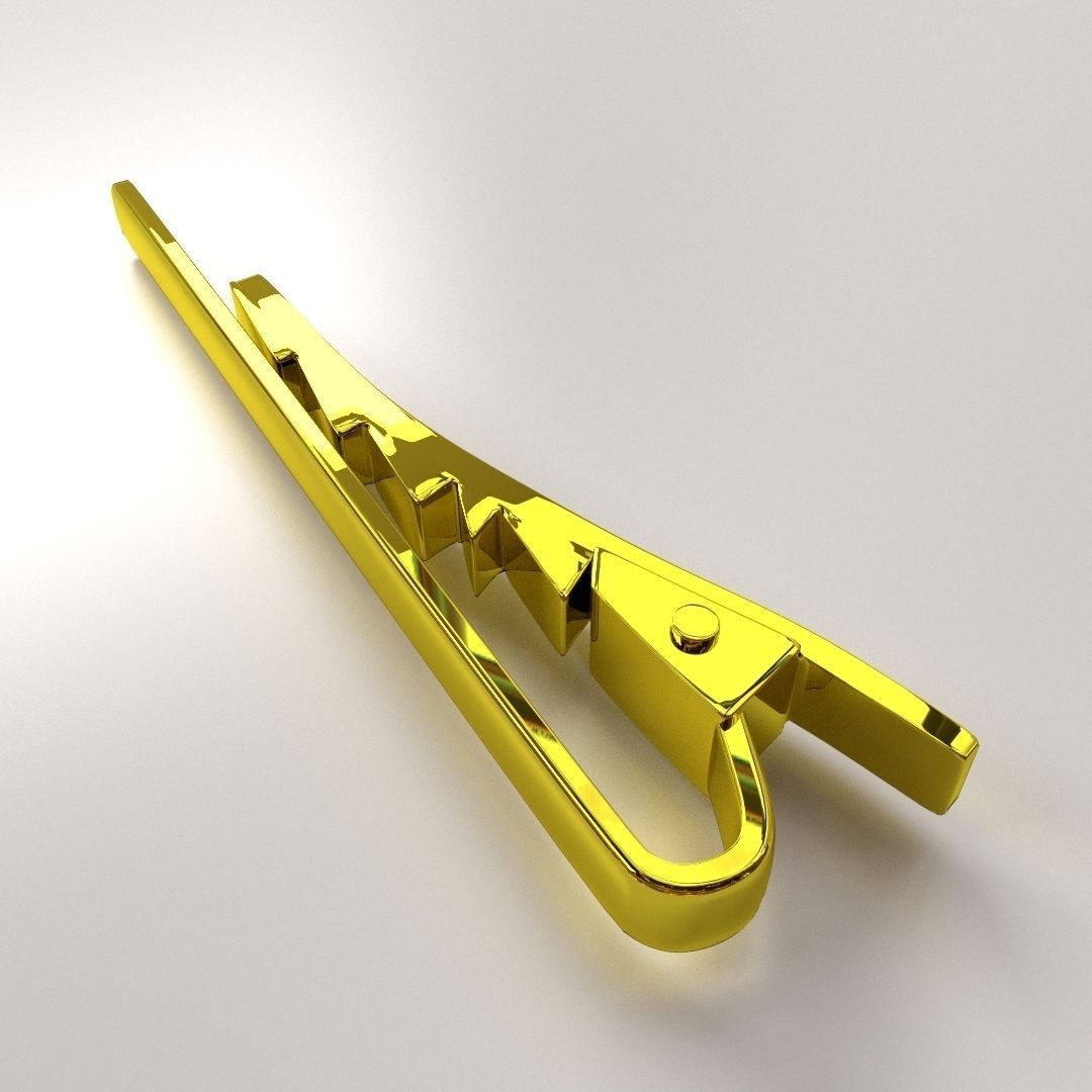 Tie Clip 3D model_1