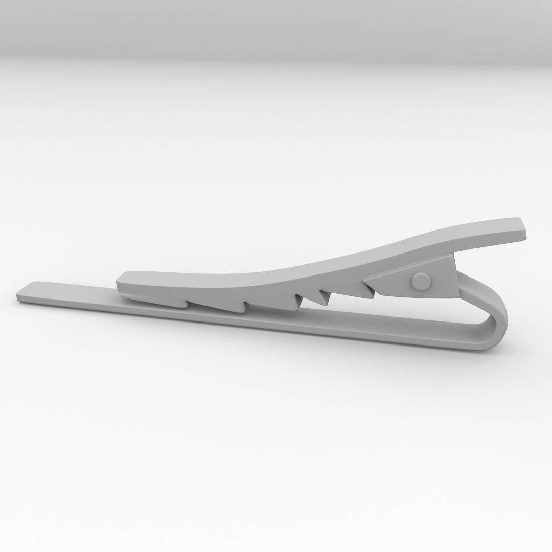 Tie Clip 3D model_3