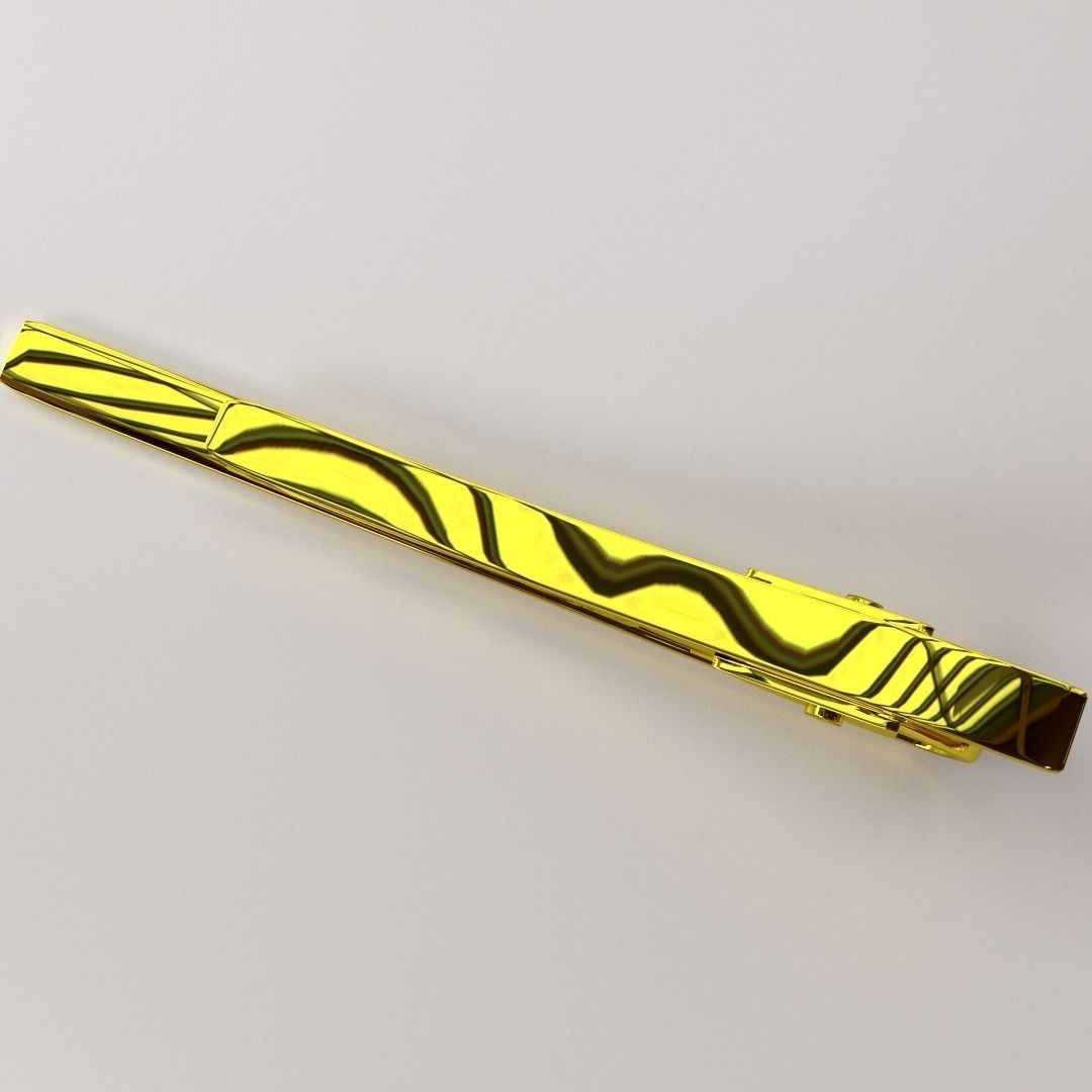 Tie Clip 3D model_2