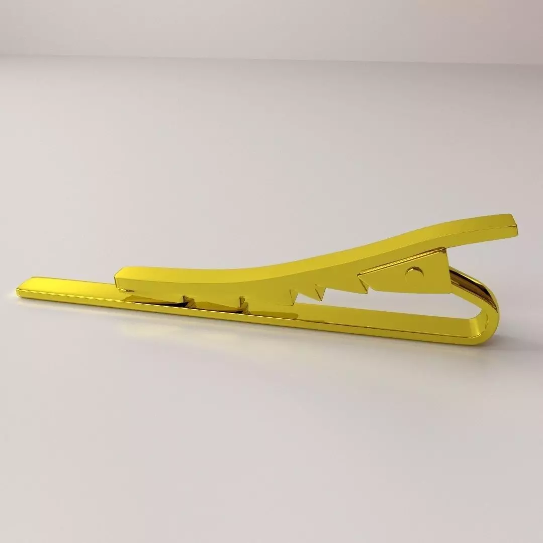 Tie Clip 3D model_0