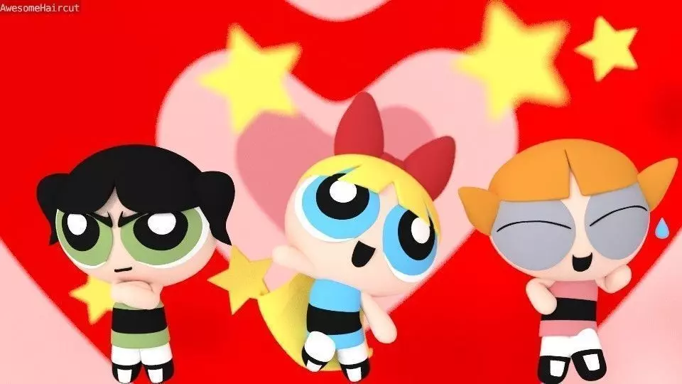 Power Puff Girls Free 3D model_0
