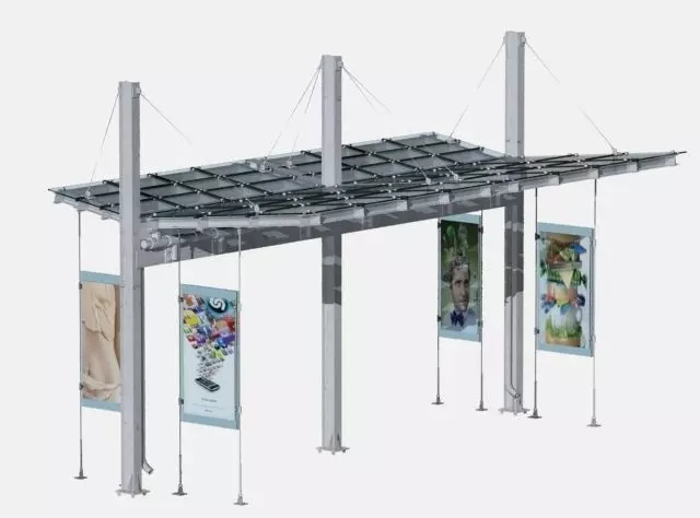 bus station model 3D model_0