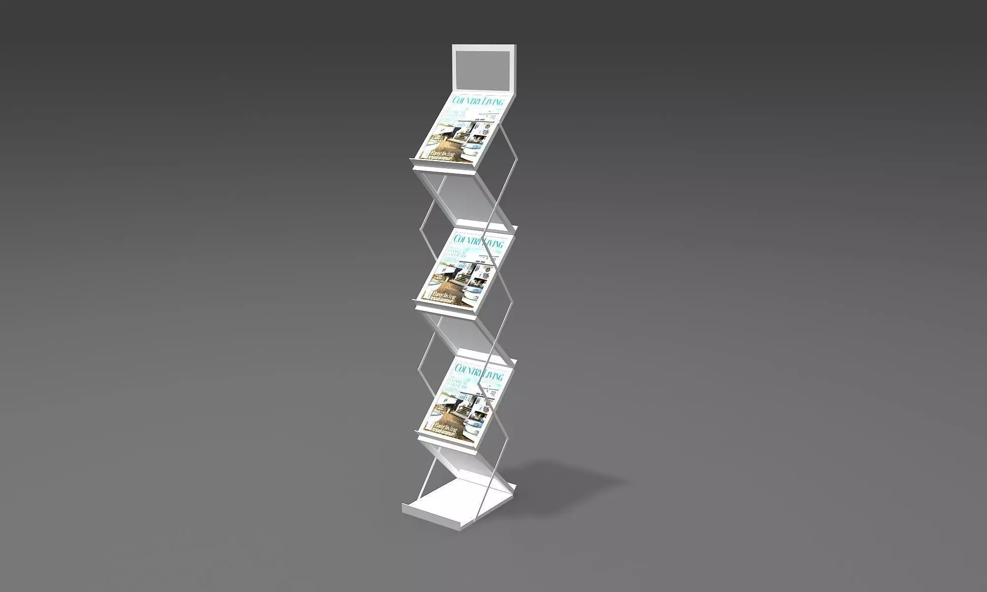 brochure stand 3D model