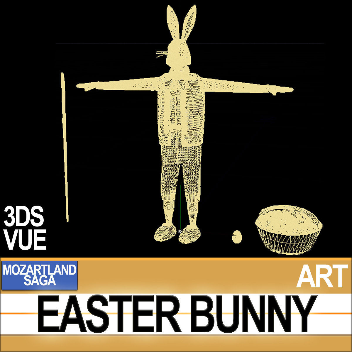 Easter Bunny 3D model_9