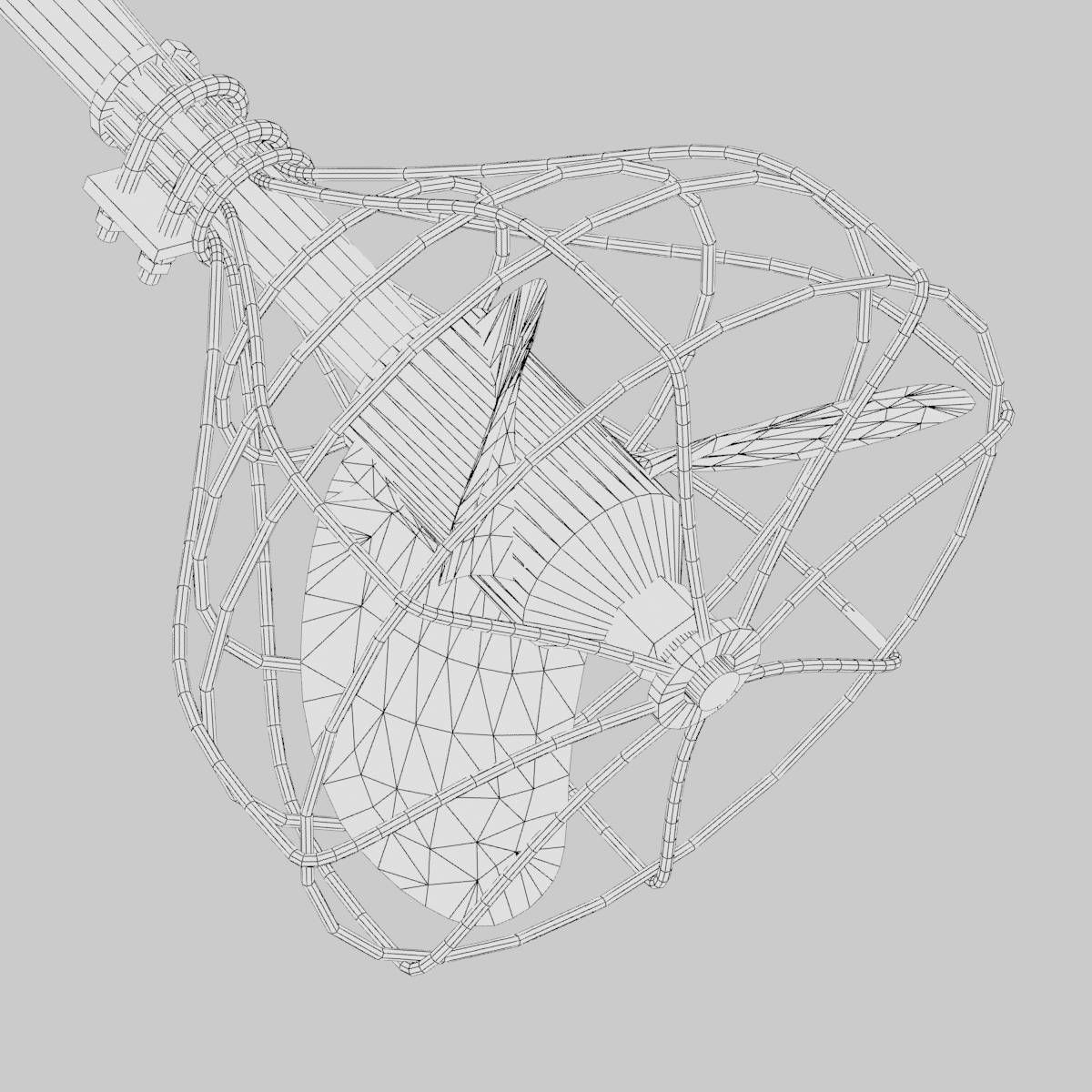 Long Tail Canoe 3D model_25