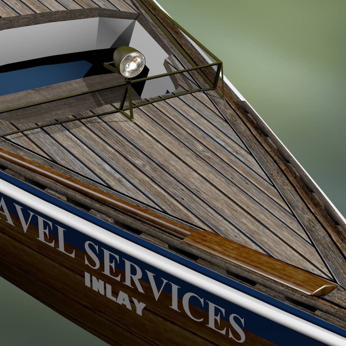 Long Tail Canoe 3D model_17