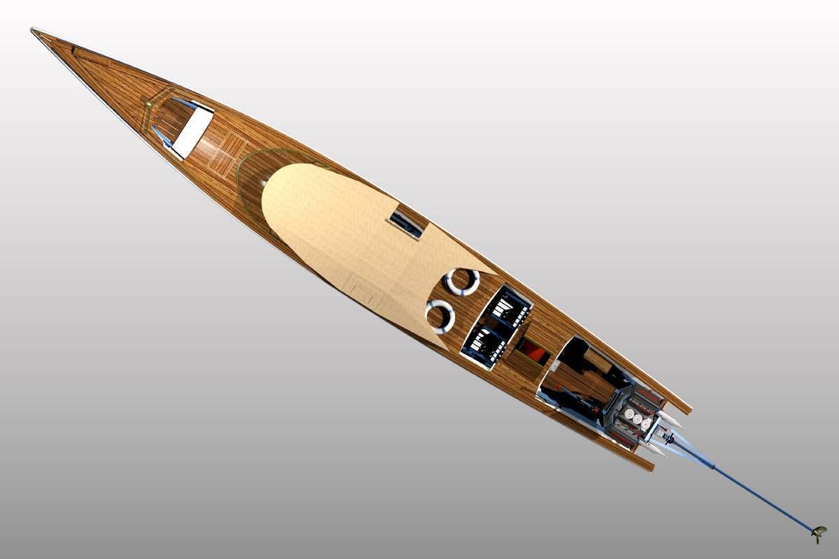 Long Tail Canoe 3D model_8