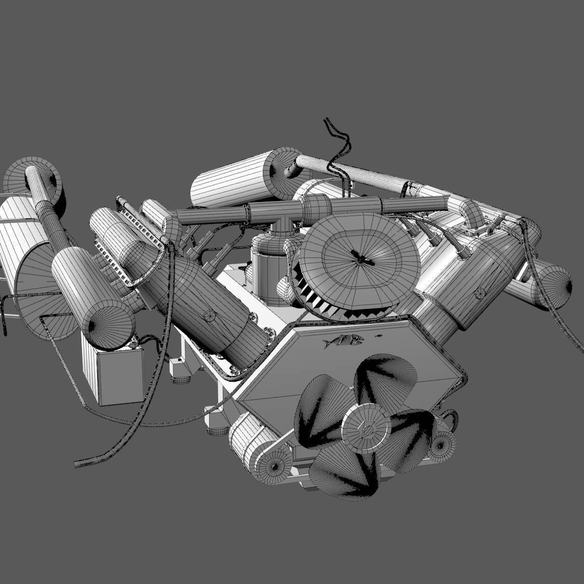 Baby Bootlegger G5 Speed Boat 3D model_45