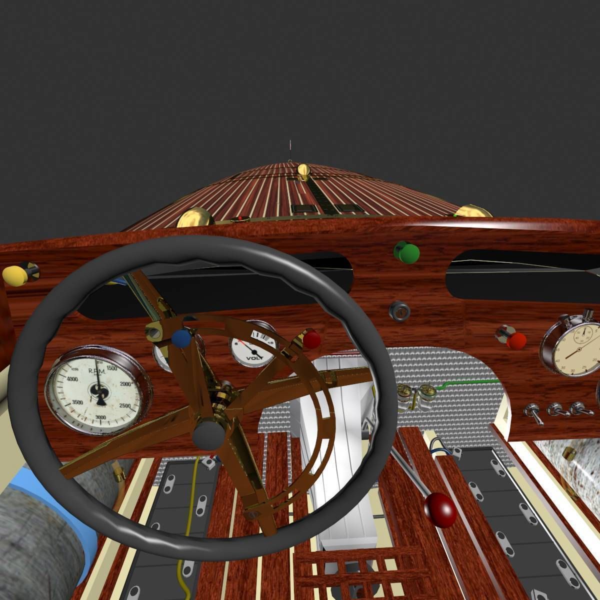 Baby Bootlegger G5 Speed Boat 3D model_10