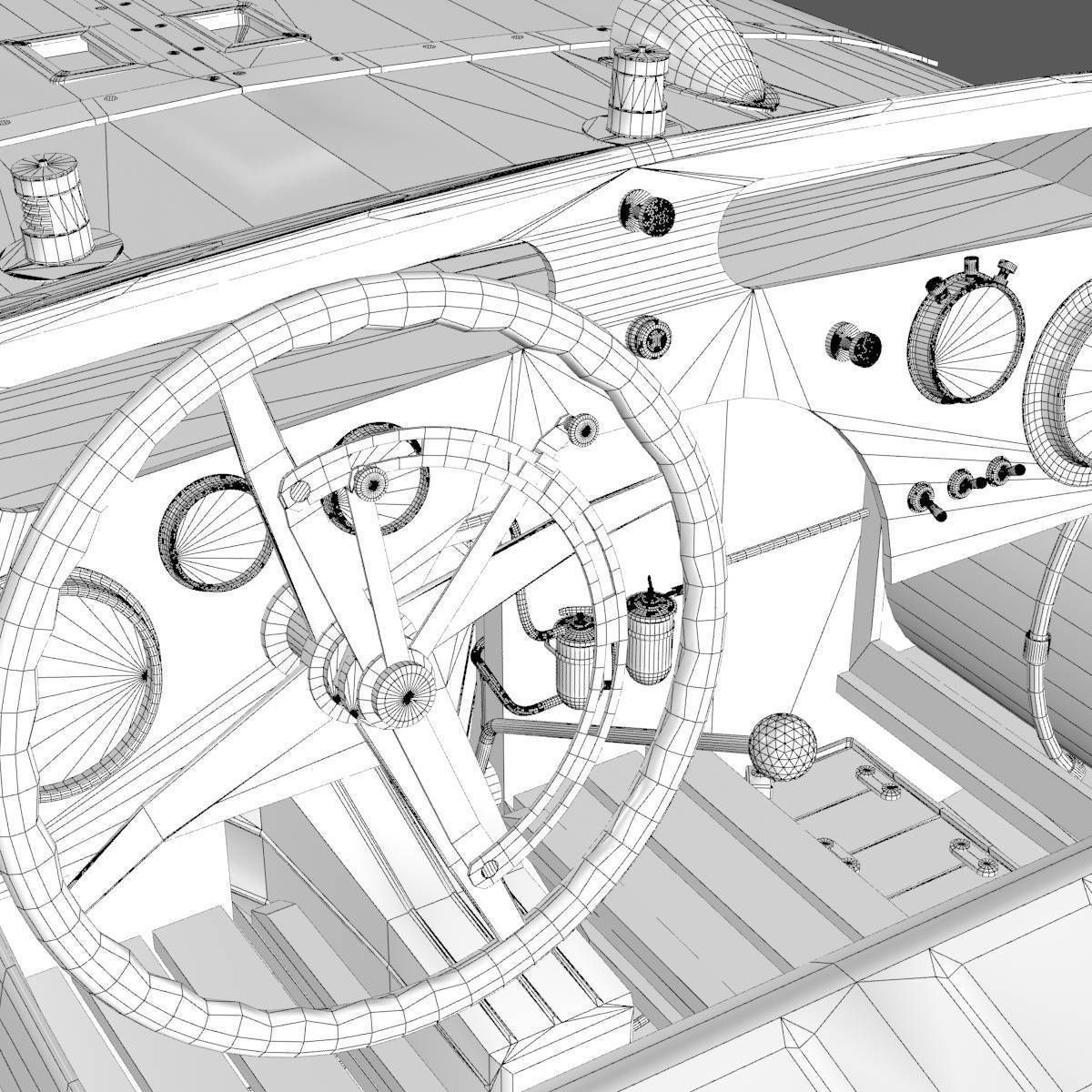 Baby Bootlegger G5 Speed Boat 3D model_36