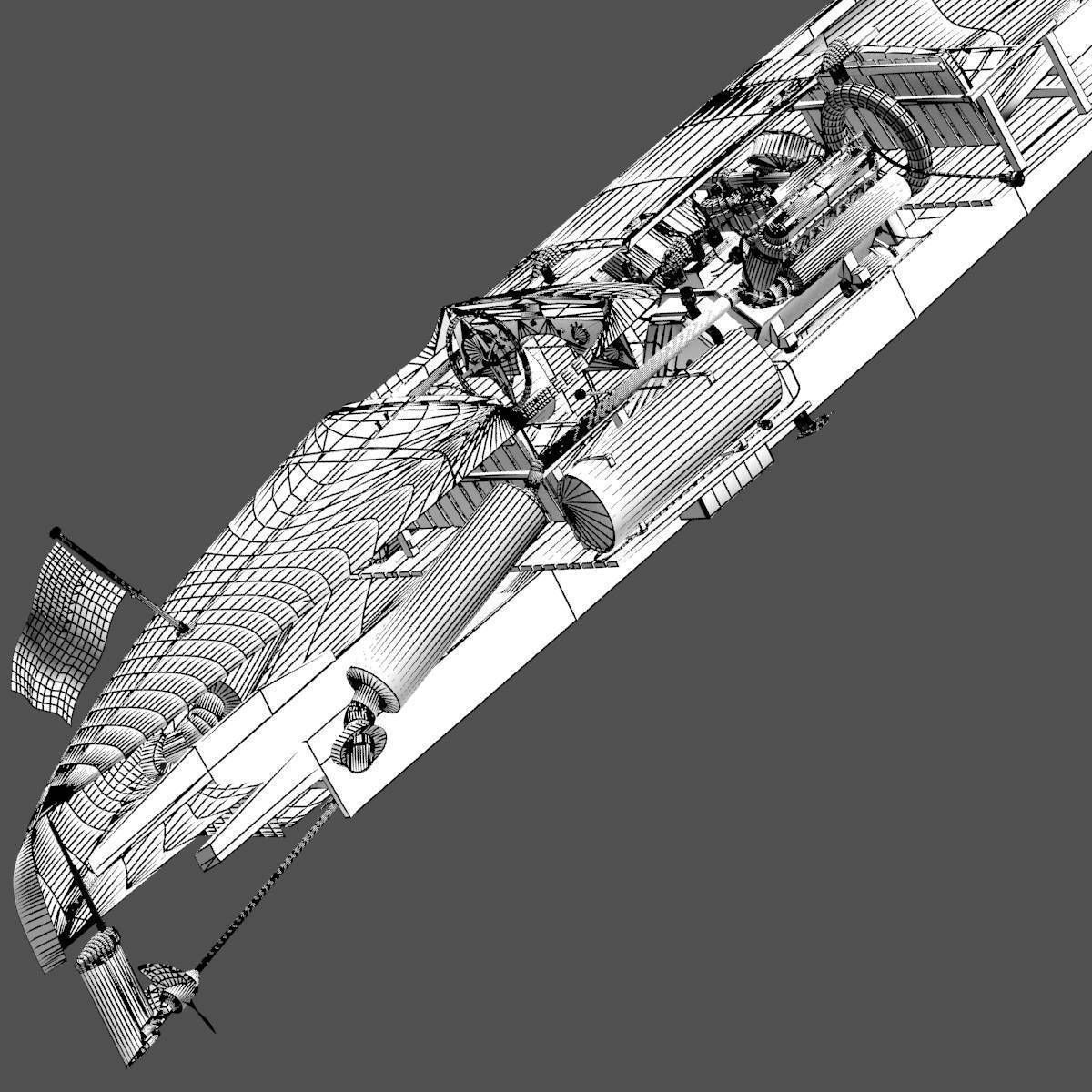 Baby Bootlegger G5 Speed Boat 3D model_31