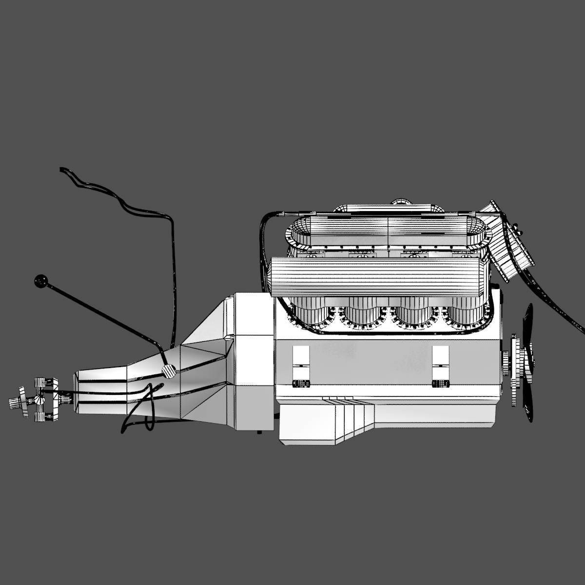 Baby Bootlegger G5 Speed Boat 3D model_41
