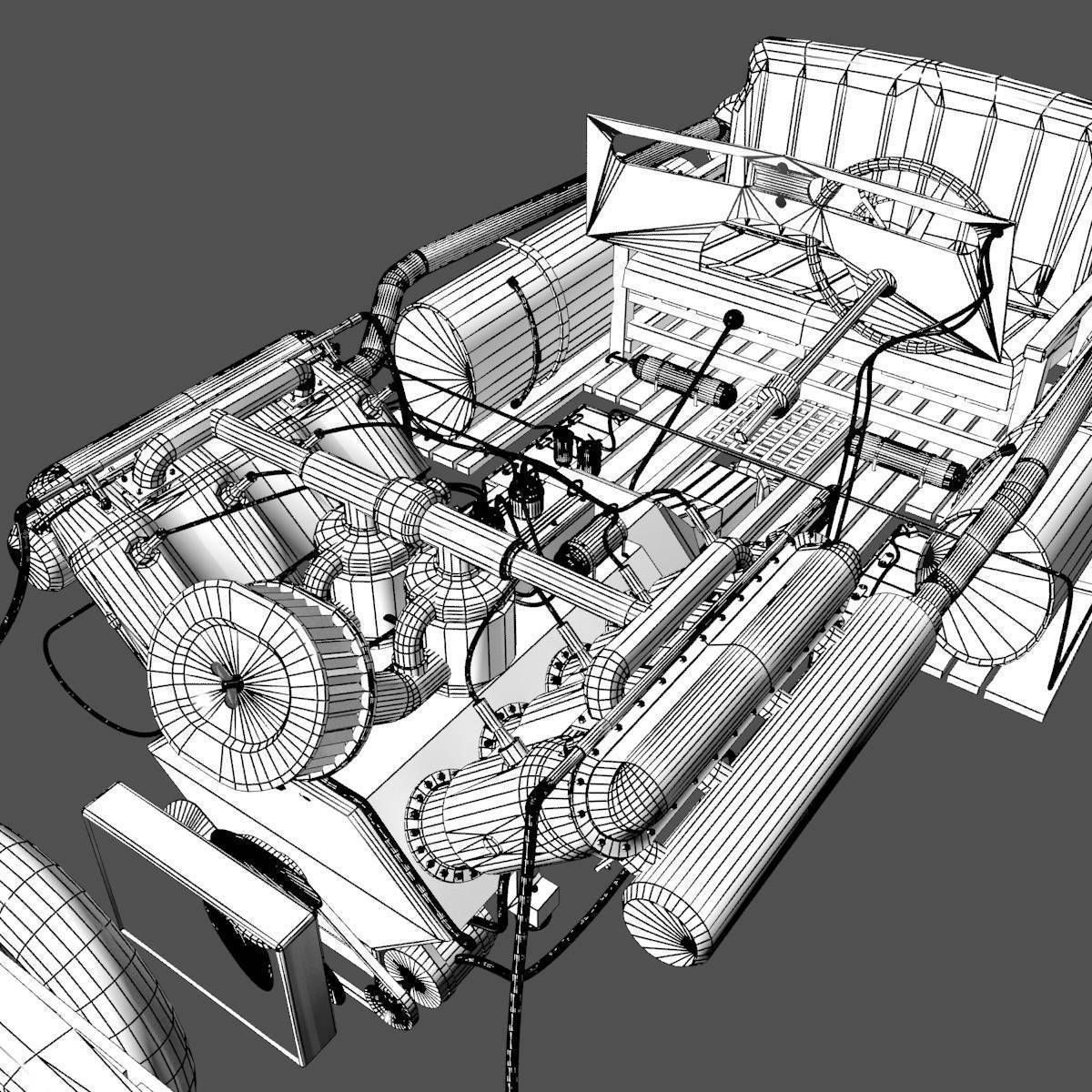 Baby Bootlegger G5 Speed Boat 3D model_40