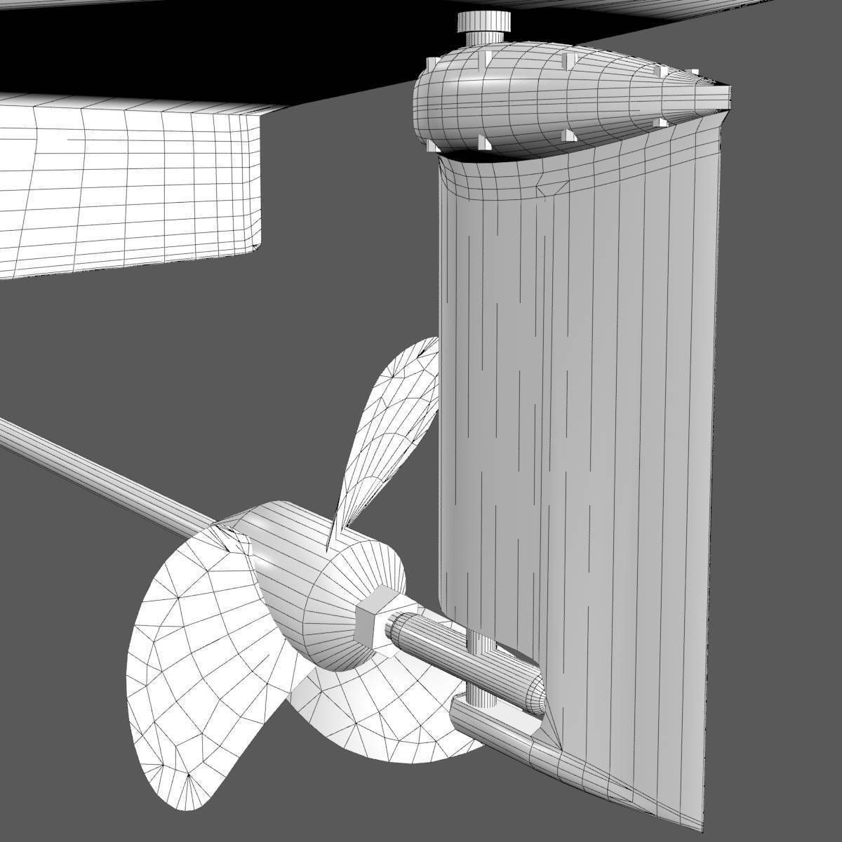 Baby Bootlegger G5 Speed Boat 3D model_30