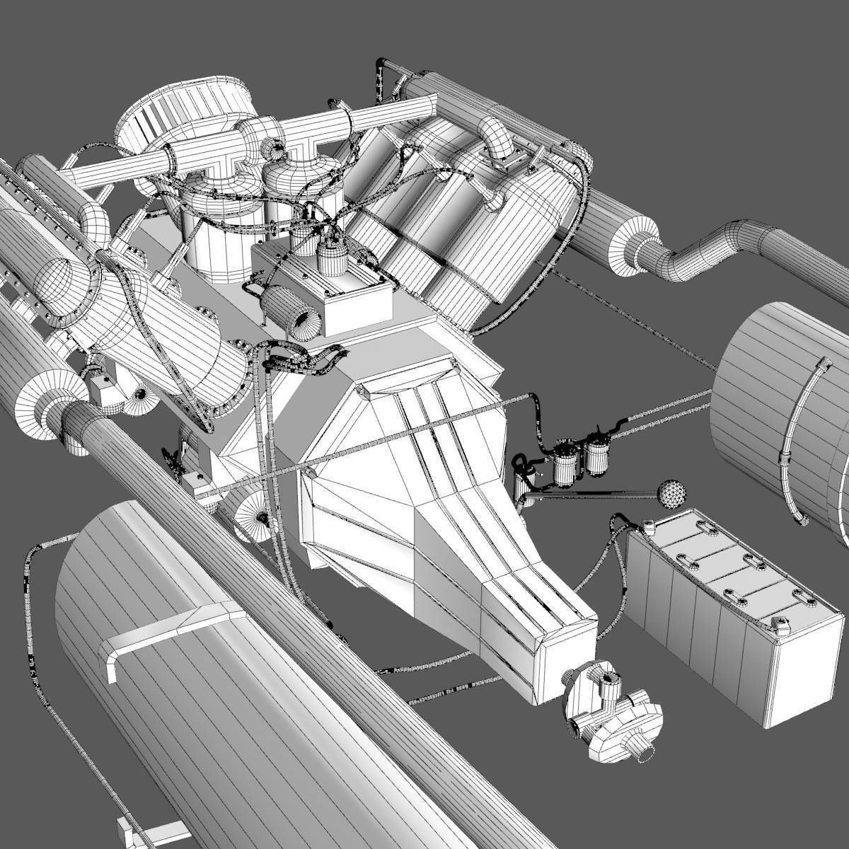Baby Bootlegger G5 Speed Boat 3D model_47