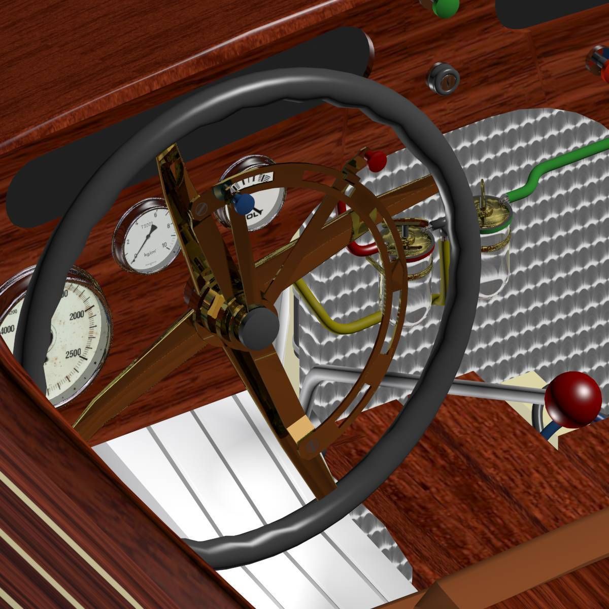 Baby Bootlegger G5 Speed Boat 3D model_12