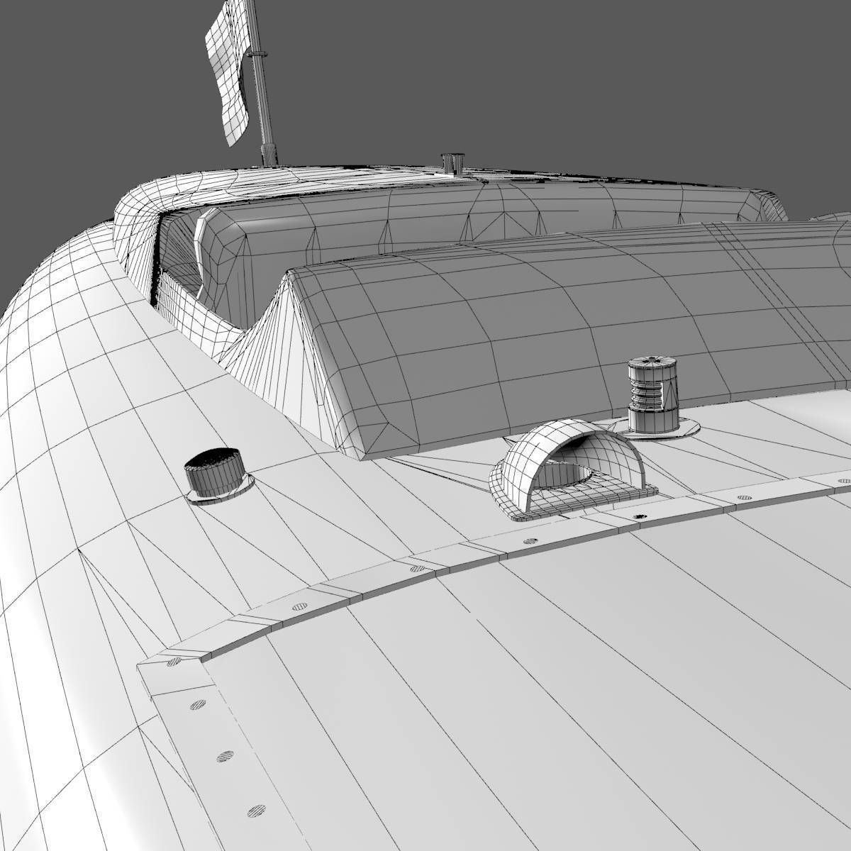 Baby Bootlegger G5 Speed Boat 3D model_44