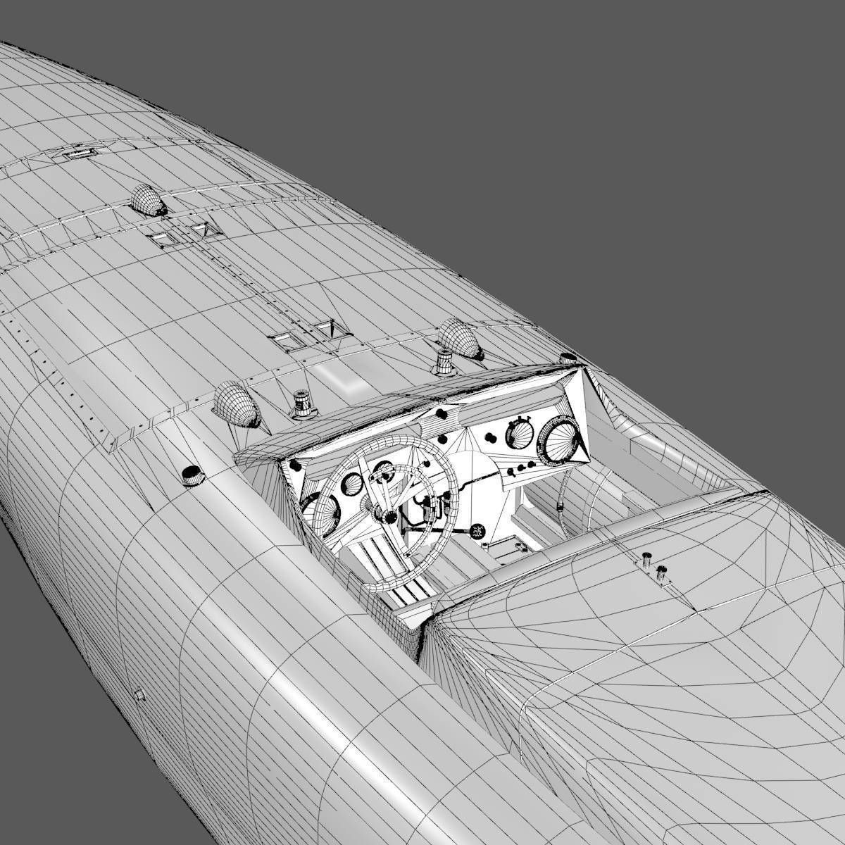 Baby Bootlegger G5 Speed Boat 3D model_26