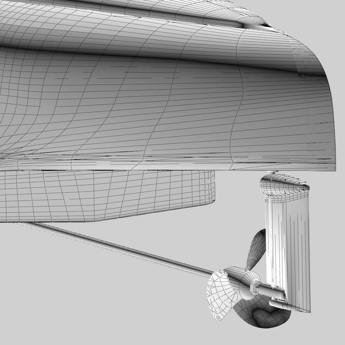 Baby Bootlegger G5 Speed Boat 3D model_28